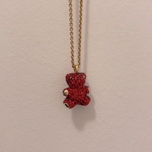 Swarovski Crystal Bear Necklace